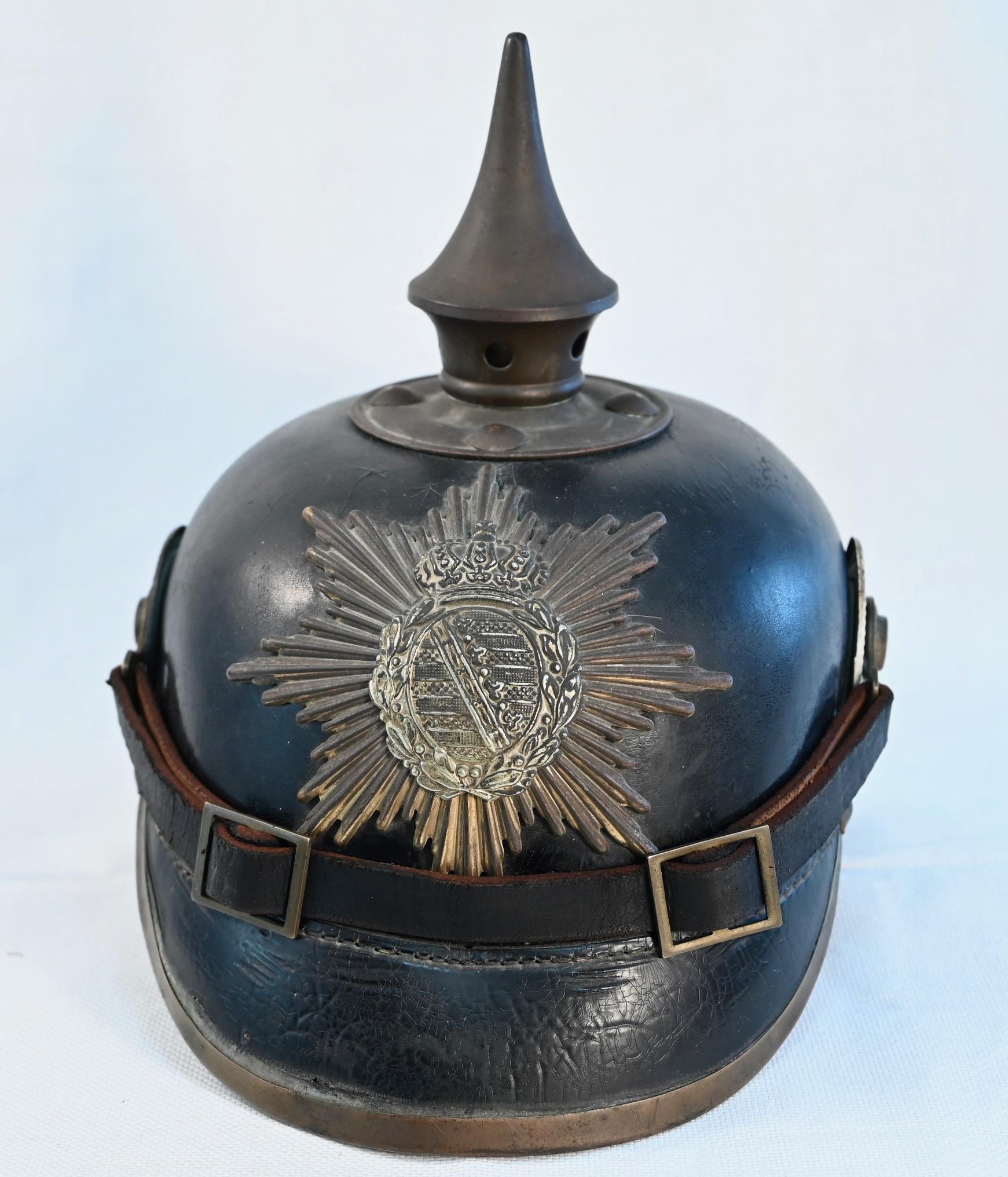 Saxon Enlisted Infantry Pickelhaube Model 1895