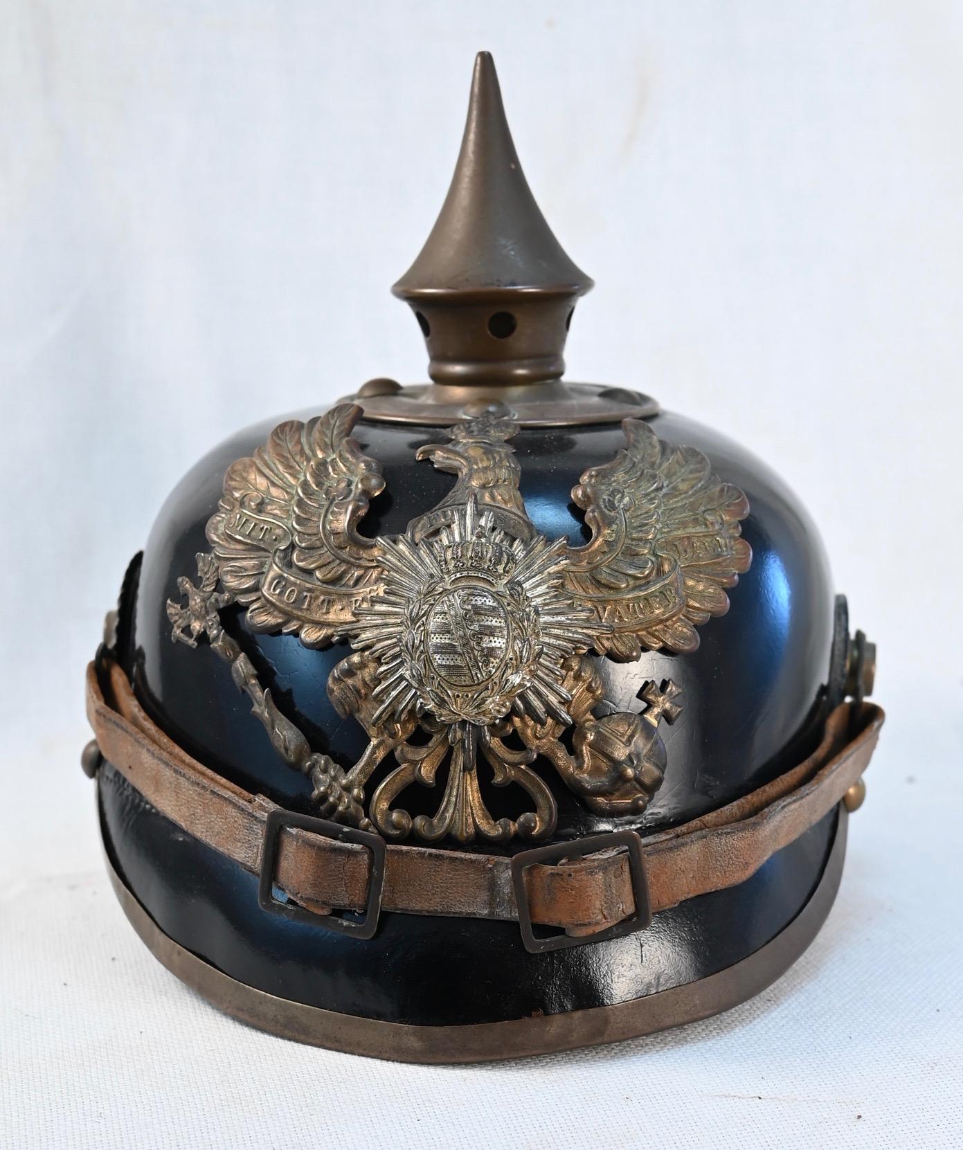 Saxe-Thüringen Coburg Gotha 95th Infantry Enlisted Pickelhaube
