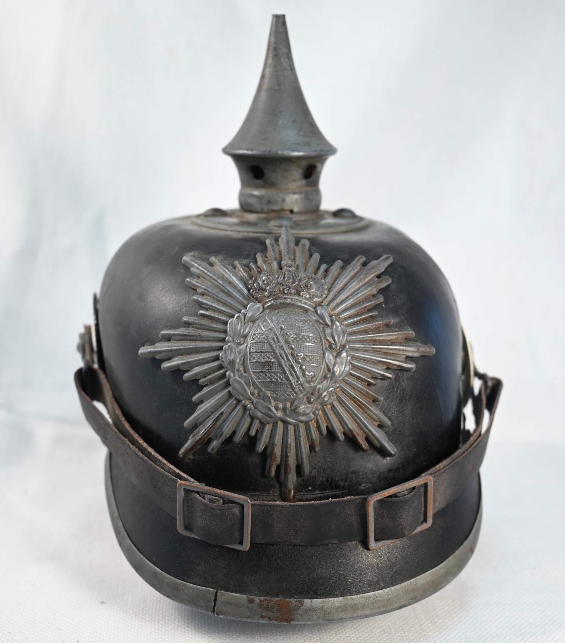 Saxon Model 1915 Enlisted Pickelhaube