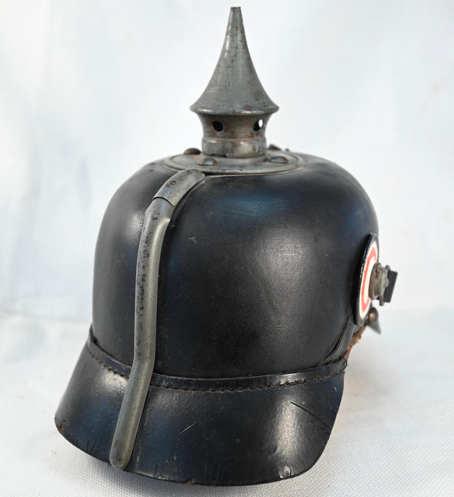 Saxon Model 1915 Enlisted Pickelhaube Headgear Age of Kings Militaria