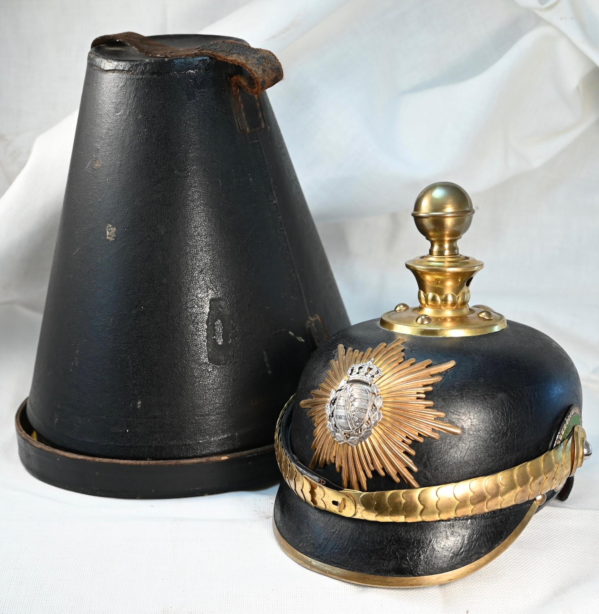Saxon Field Artillery Eigentums Helm for NCO