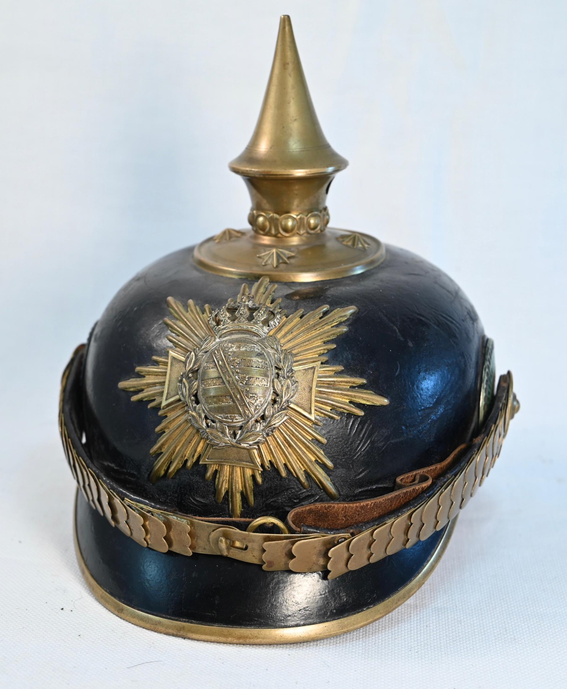 Saxon Infantry Reserve Officers Pickelhaube