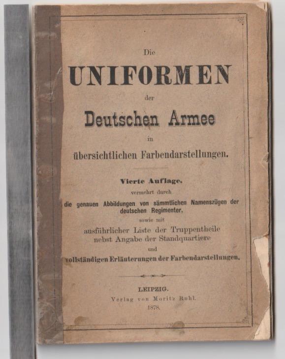 Booklet "Die Uniformen der Deutschen Armee"