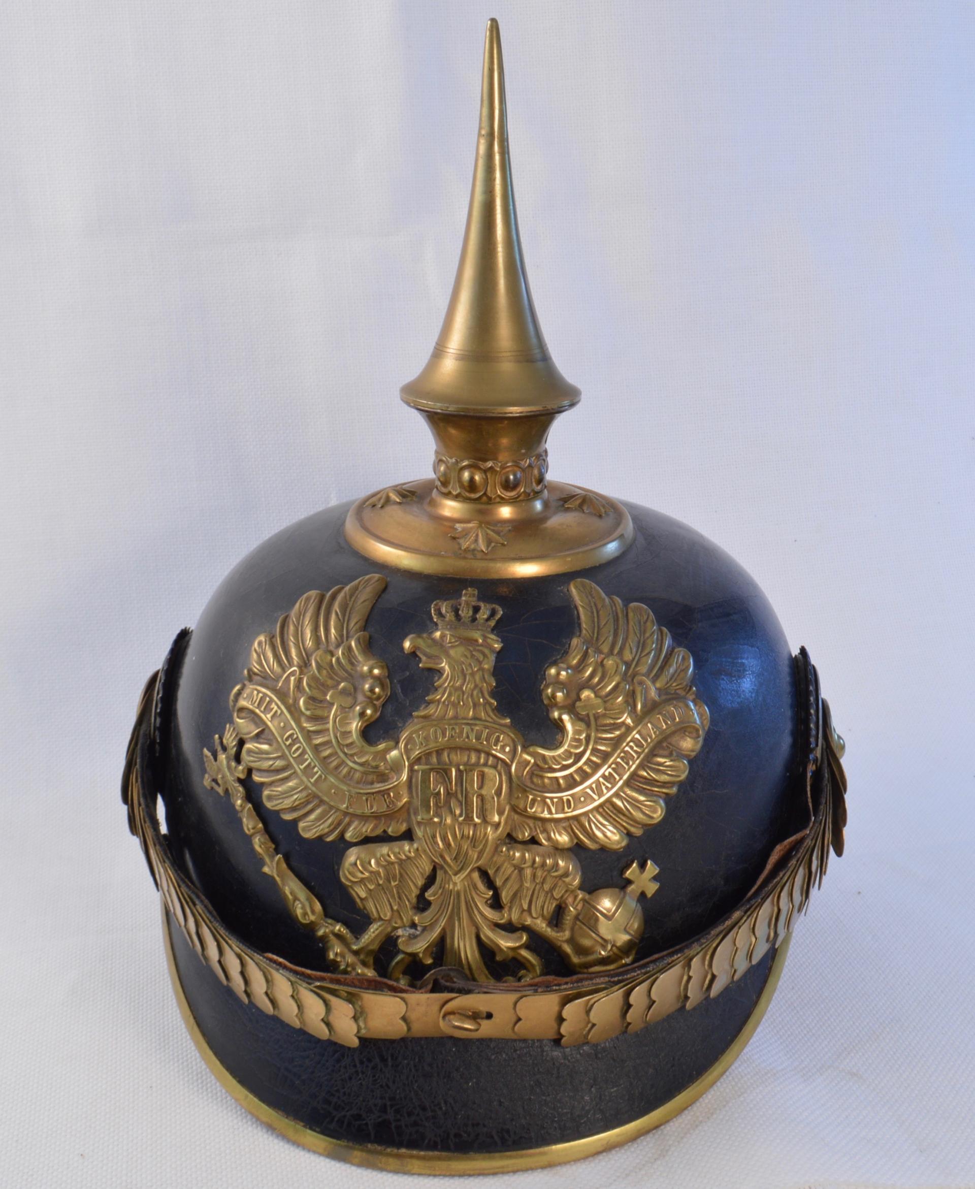 Prussian wartime Infantry Officers Pickelhaube