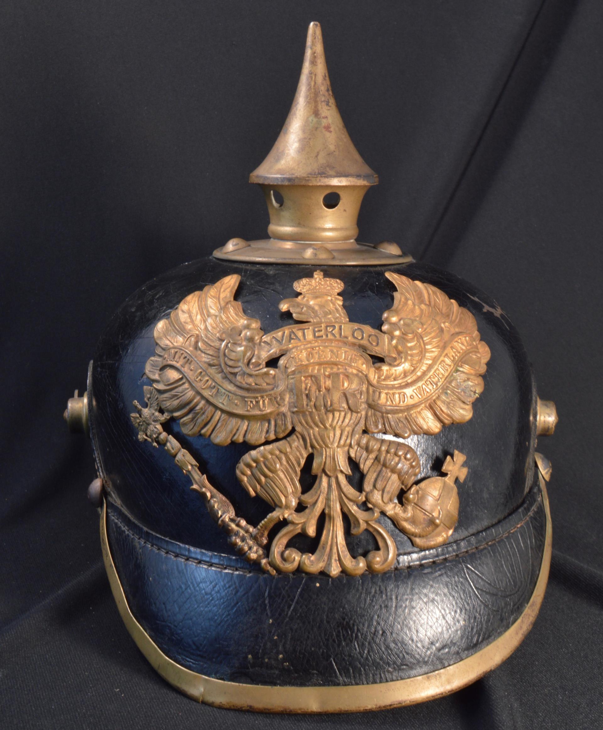 Prussian -Hannover Enlisted Infantry Pickelhaube