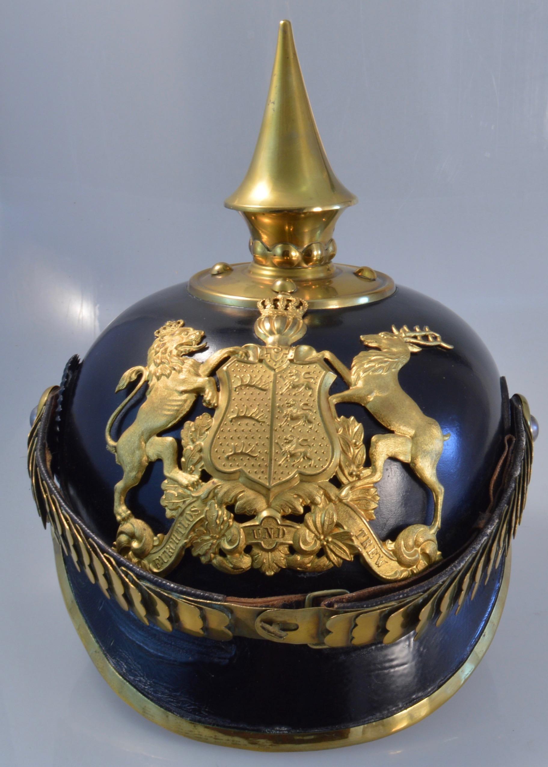 Württemberg Infantry Eigentums Helm - NCO model1891