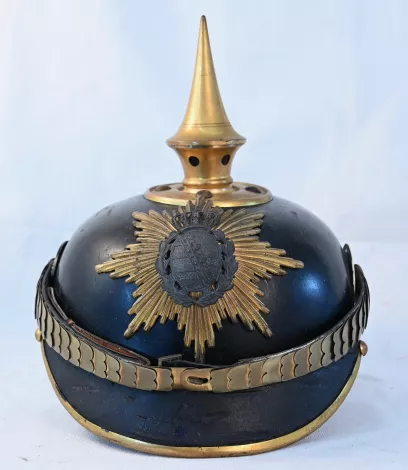 Saxon Infantry Fähnrich/Officers Aspirant Pickelhaube Visuel