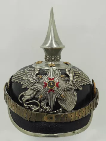 Baden 109th Leib Infantry Officer Pickelhaube Visuel