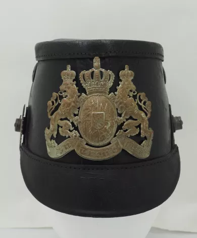 Bavarian Silver Enlisted Jäger Shako Visuel