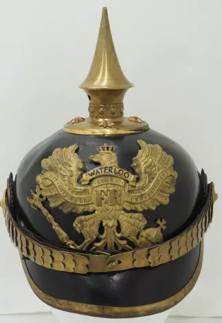 Prussian - Hanoverian &amp;quot;Waterloo&amp;quot; Infantry Officer Pickelhaube Visuel