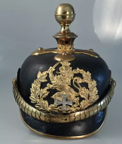 Hessen 25th Field Artillery Reserve Officers Pickelhaube Visuel