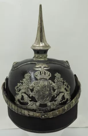 Bavarian Chevau-Leger or Schwere Reiter Officers Pickelhaube Visuel