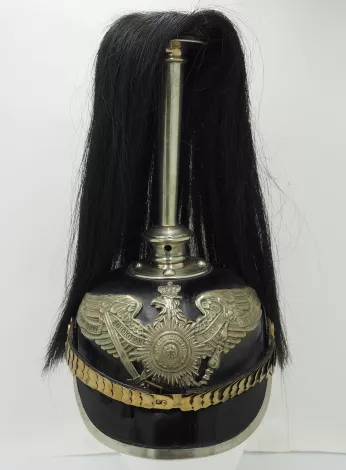Prussian Silver Enlisted Garde VAV Helmet (Verkehrstruppen) Visuel