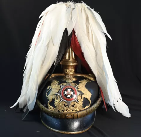 Württemberg General Officer Pickelhaube with Federbush Visuel