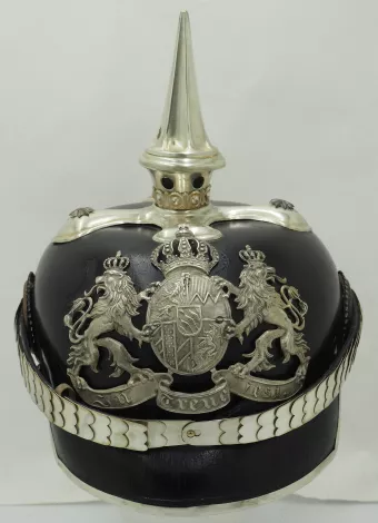 Bavarian Silver Leib-Infantry Officer Pickelhaube Visuel