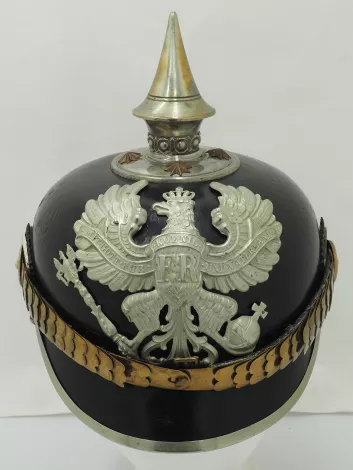 Prussian Pioneer Officer Pickelhaube Visuel