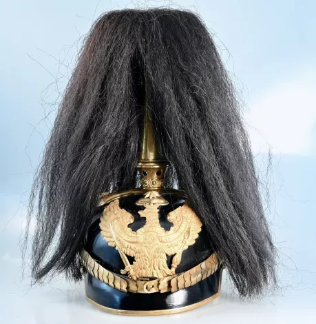 Prussian Dragoon Officer Pickelhaube to Parade Visuel
