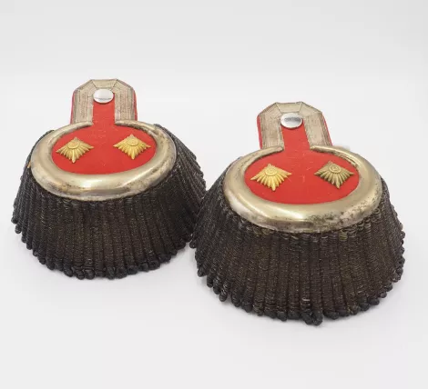 Bavarian General Epaulets for the 1st Schwere Reiter Regiment Visuel