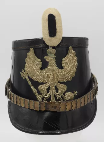 Prussian Enlisted 2nd Telegrapher Battalion Shako Prussian Enlisted 2nd Telegrapher Battalion Shako Visuel