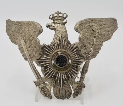 Prussian Model 1843 Silver Garde Officers Fontplate Visuel