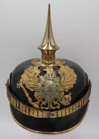 Saxe Thuringen 95th Infantry Officer Pickelhaube Visuel