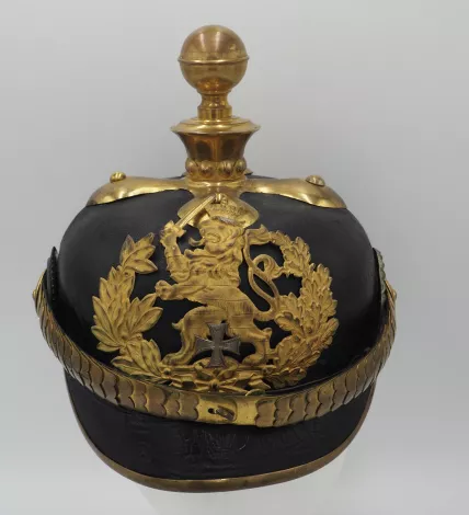 Hessen 25th or 64th Field Artillery NCO Pickelhaube Visuel