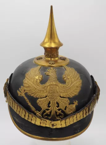 Prussian Line Infantry Officer Pickelhaube Visuel