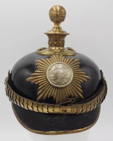 Mecklenburg Strelitz 24th Field Artillery NCO Helmet Visuel