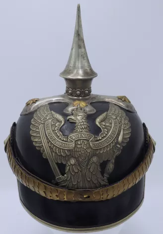 Prussian Line Dragoon Officer Pickelhaube Visuel