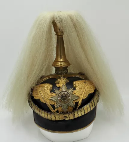 Prussian 1st Garde Dragoon Reserve Officers Pickelhaube to Parade Visuel