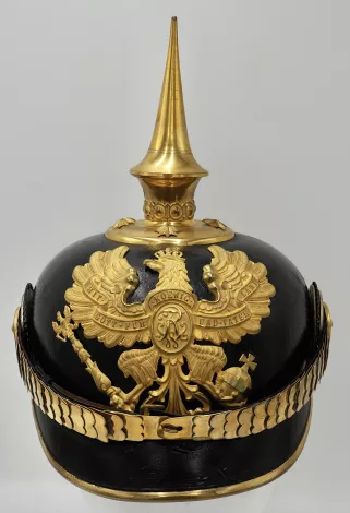 Prussian Grenadier Officer Pickelhaube &amp;quot;Old Regt. Plate&amp;quot; Visuel