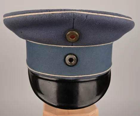 Prussian Kaiser Wilhelm II Personal Visor Cap of the 8th Hussar Regiment. Visuel