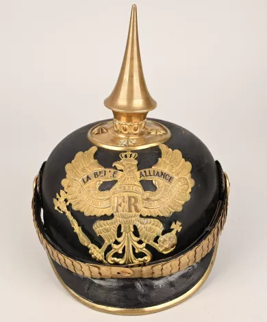 Prussian/Nassau 87th Infantry Regiment Officer Pickelhaube Visuel