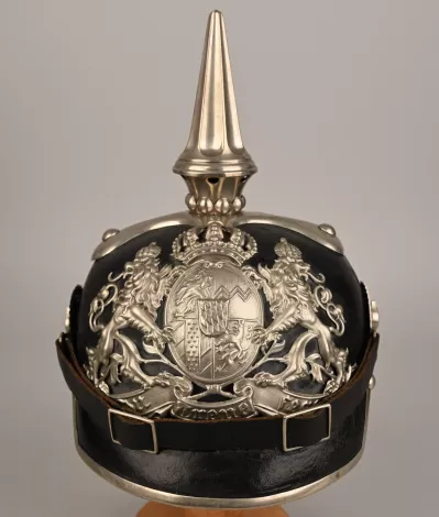 Bavarian Leib-Infantry or Pioneer Private Purchase Pickelhaube Visuel