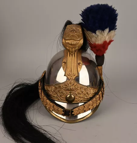 French Dragoon Officer Model 1874 Helmet Visuel