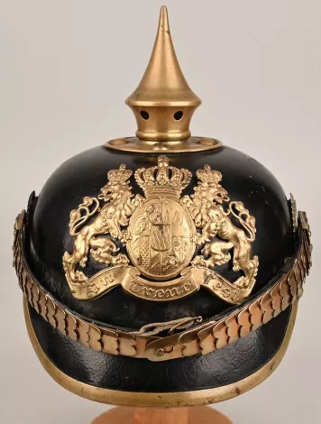Bavarian Infantry Enlisted Model 1895 Pickelhaube - Aptiert Visuel