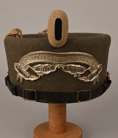 Prussian 15th Hussar Enlisted Felt Ersatz Busby Visuel