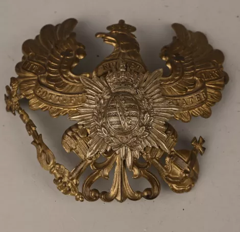 Saxe-Weimar Enlisted Pickelhaube Frontplate Visuel