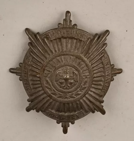 Prussian Garde Jäger Enlisted model 1915 Shako Plate Visuel