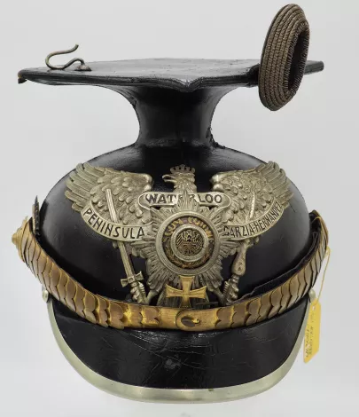 Prussian / Hanoverian13th &amp;quot;Koenigs Uhlanen&amp;quot; Reserve Officers Tschapka Visuel
