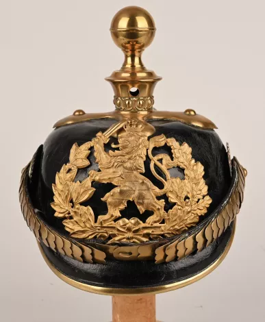 Hessen 25th or 64th Field Artillery Officer Pickelhaube Visuel