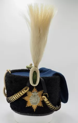 Saxon 20th Hussar Enlisted Busby Visuel